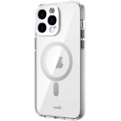 Moshi iGlaze Slim Hardshell Case for iPhone 14 Pro Max, Luna Silver (99MO137208)