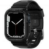Spigen Rugged Case + Band for Watch 45/44, Black (062CS25324)