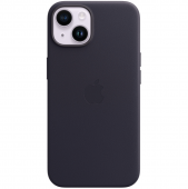 Apple Leather Case with MagSafe for iPhone 14, Ink (MPP63)
