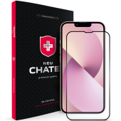 NEU Chatel Corning Gorilla Glass for iPhone 13/13 Pro Front, Black 