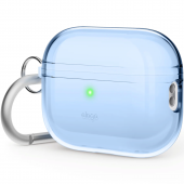 Elago Clear Hang Case for Airpods Pro 2nd Gen, Aqua Blue (EAPP2CL-HANG-ABL)