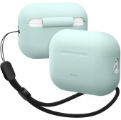 Elago Silicone Basic Case with Nylon Lanyard for Airpods Pro 2nd Gen, Mint (EAPP2SC-BA+ROSTR-MT)