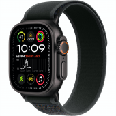 Apple Watch Ultra 2 GPS + Cellular 49mm Black Titanium Case with Black Trail Loop - S/M (MX4U3)