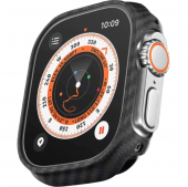 Pitaka Air Case for Watch Ultra 49mm, Black/Grey (KW3001A)