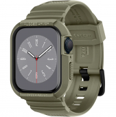 Spigen Rugged Case + Band for Watch 45/44, Vintage Khaki (ACS05914)