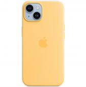 Apple Silicone Case with MagSafe for iPhone 14 Plus, Sunglow (HC)