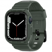 Spigen Rugged Case + Band for Watch 45/44, Military Green (062CS26016)
