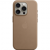 Apple FineWoven Case with MagSafe for iPhone 15 Pro, Taupe (HC)