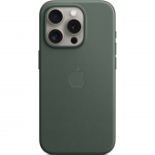 Apple FineWoven Case with MagSafe for iPhone 15 Pro Max, Evergreen (HC)