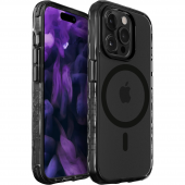Laut Crystal Matter X IMPKT Cell Technology with MagSafe for iPhone 15 Pro Max, Clear Black (L_IP23D_CMX_UB)