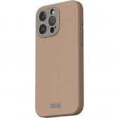 Moshi Napa Slim Hardshell Case with MagSafe for iPhone 15 Pro Max, Woodsmoke Brown (99MO231108)