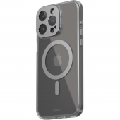 Moshi iGlaze Slim Hardshell Case with MagSafe for iPhone 15 Pro Max, Meteorite Gray (99MO231008)