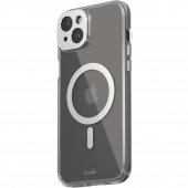 Moshi iGlaze Slim Hardshell Case with MagSafe for iPhone 15, Luna Silver (99MO231001)