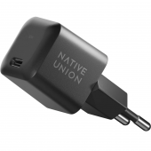 Native Union Fast GaN Charger PD 30W USB-C Port, Black (FAST-PD30-2-BLK-EU)