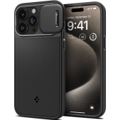 Spigen Optik Armor MAG Case with MagSafe for iPhone 15 Pro Max, Black ( ACS06599)