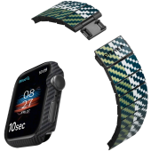 Pitaka Air Case and Chroma Carbon Band for Watch 7 45mm, Poetry of Things Wind (AWB2305, KW2002A)