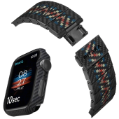 Pitaka Air Case and Carbon Fiber Watch 7 Band for Watch 45 mm, Rhapsody (AWB2301, KW2002A)