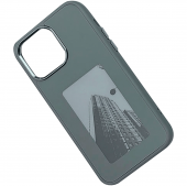 E-ink Screen Case for iPhone 15 Pro Max, Titanium