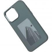 E-ink Screen Case for iPhone 15 Pro, Titanium