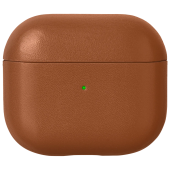 Native Union Leather Case for Airpods 3rd Gen, Tan (APCSE-LTHR-BRN-V2)