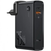 Baseus Power Station GaN 2-in-1 QC 10000 mAh 45W, Black (PPNLD-C01)