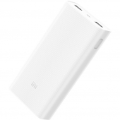 Внешний аккумулятор Xiaomi Powerbank 20000mAh, White (PLM05ZM)