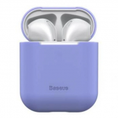 Baseus Super Thin Silica Gel Series Case for AirPods, Purple