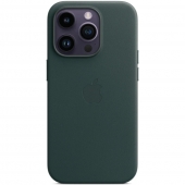 Apple Leather Case with MagSafe for iPhone 14 Pro, Forest Green (HC)