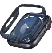 Pitaka Air Case for Apple Watch 9/8/7 45mm, Black/Blue (KW2301A)