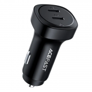 Acefast Metal B2 2xUSB-C 72W, Black