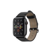 Native Union Classic Strap for Apple Watch 45/44/42mm, Black (STRAP-AW-L-BLK)