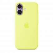 Apple Silicone Case with MagSafe for iPhone 17, Neon Yellow (MGEV4)