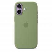 Apple Silicone Case with MagSafe for iPhone 17, Light Moss (MGEX4)