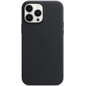 Apple Leather Case with MagSafe for iPhone 13 Pro, Midnight (HC)