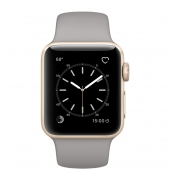 Часы Apple Watch Series 1 38mm Gold Aluminum Case with Concrete Sport Band (MNNJ2)