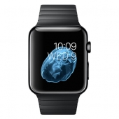 Часы Apple Watch Series 2 42mm Space Black Stainless Steel Case with Space Black Link Bracelet (MNQ02)