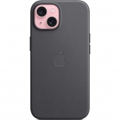 Apple FineWoven Case with MagSafe for iPhone 15, Black (MT393)