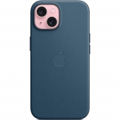 Apple FineWoven Case with MagSafe for iPhone 15, Pacific Blue (MT3G3)