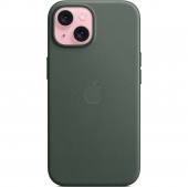 Apple FineWoven Case with MagSafe for iPhone 15, Evergreen (MT3J3)