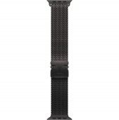 Apple Milanese Loop Black Titanium for Watch 44/45/46/49mm - Medium (MXKG3)