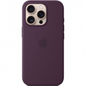 Apple Silicone Case with MagSafe for iPhone 16 Pro Max, Plum (MYYW3)