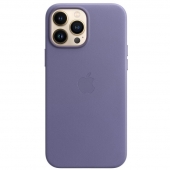 Apple Leather Case with MagSafe for iPhone 13 Pro Max, Wisteria (MM1P3)