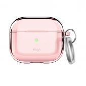 Elago Clear Case for Airpods 3rd Gen, Lovely Pink (EAP3CL-HANG-LPK)