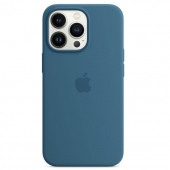 Apple Silicone Case with MagSafe for iPhone 13 Pro, Blue Jay (MM2G3)