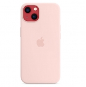 Apple Silicone Case with MagSafe for iPhone 13, Chalk Pink (HC)