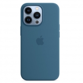 Apple Silicone Case with MagSafe for iPhone 13 Pro, Blue Jay (HC)