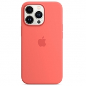 Apple Silicone Case with MagSafe for iPhone 13 Pro, Pink Pomelo (MM2E3)