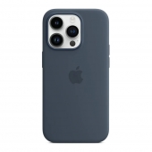 Apple Leather Case with MagSafe for iPhone 14 Pro Max, Stormblue (HC)