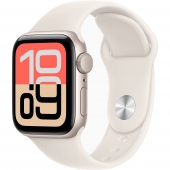 Apple Watch SE 3 40mm Starlight Aluminum Case with Starlight Sport Band (M/L) (MEH54)