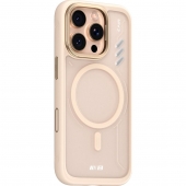 Blueo BL057 Frosted Heat Dissipation Anti-Slip Stand Magnetic Series for iPhone 16 Pro Max, Gold